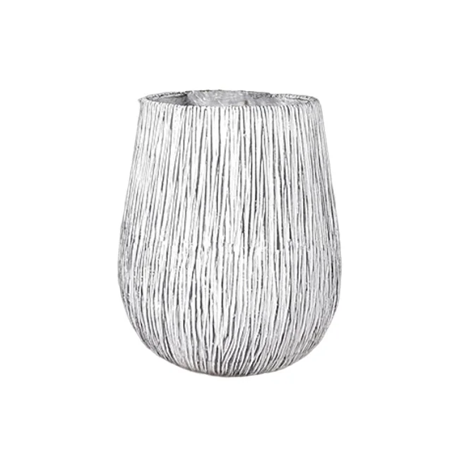 Factory Price PC1247-17034 Fiberglass Pot	Medium Large Size Flower Pot For Green Plant