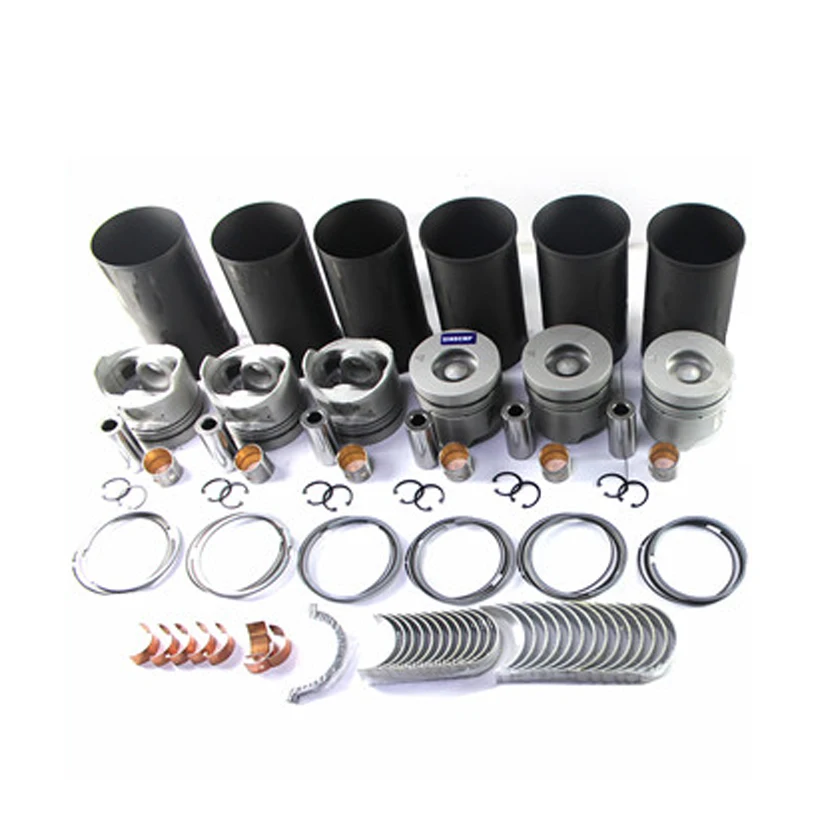 6B5.9-C Cylinder Liner Piston Ring Valve Gasket Bearing Bush For Hyundai Engine Overhaul Parts Kit