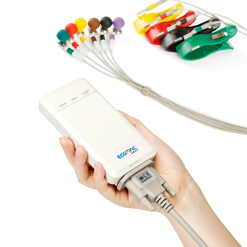 Ecgmac PE-1201 портативный ПК ЭКГ отдыхая на базе PC ЭКГ/ЭКГ