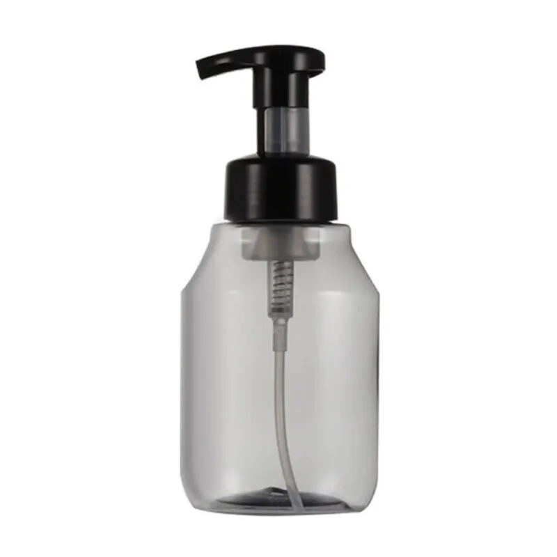 PET 100ml 110ml 120ml 130ml 150ml Plastic Packaging Pink Skincare Liquid Soap With Brush Lotion Foam Bottle