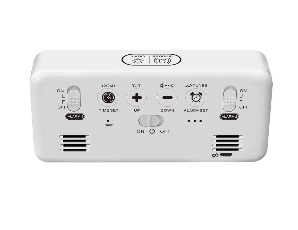 Manufacturer LED  digital alarm mirror clock  display table clock wall watch with snooze function outdoor clocks for kids