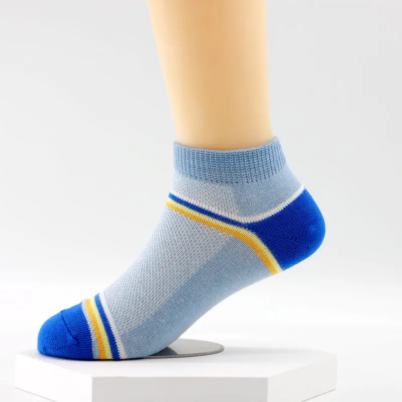 
100% Cotton Classical Plain Colorful Cute Stripes Design High Quality Children Socks Kids Baby Socks 