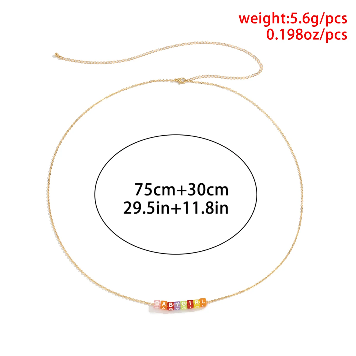 
SHIXIN Colorful Acrylic Beaded Waist Chain BABY GIRL Letter Belly Chain Wholesale Sexy Body Chain for Women 