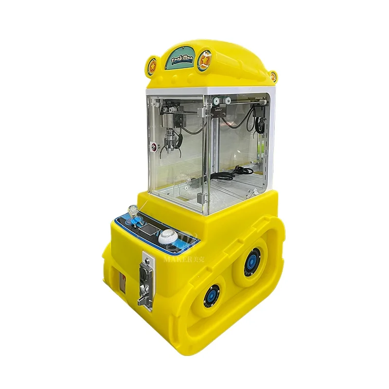 MAKER Custom Arcade Mini Claw Machine Coin Operated Plush Toys Dispenser tank