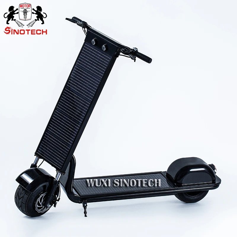Solar Electric Scooter 350W 36V 12.5A E Scooter  2 Wheel Solar Electric Scooter for Adults
