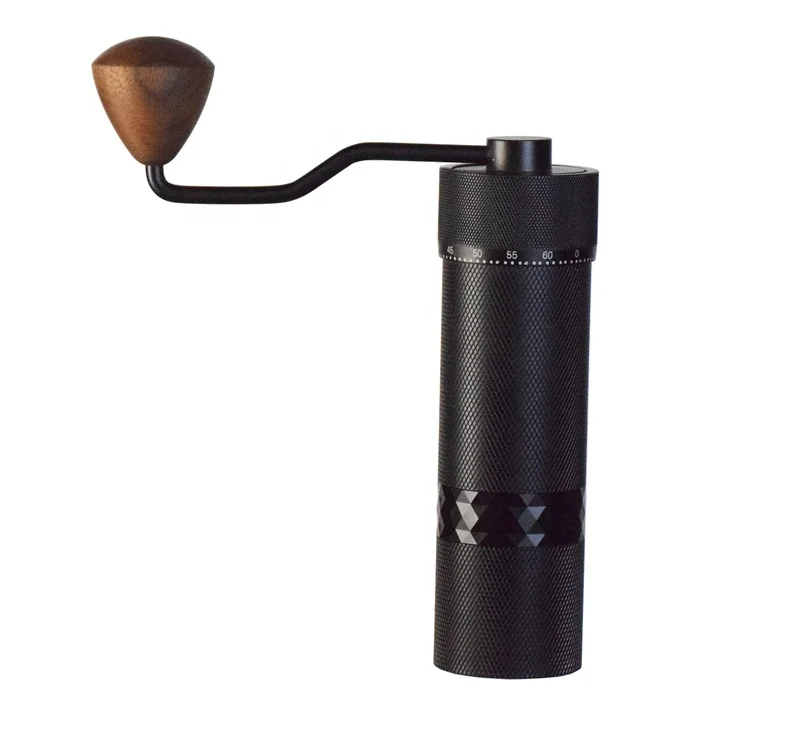 Z New Customized Logo Household Coffee Bean Grinder Hand Crank Conical Burr Portable Espresso Manual Coffee Grinder