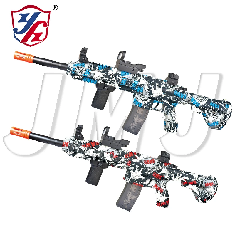 Motorized Rifle M416 Gel Ball Gun Simulation Weapon Gun Boy Toy Quality Plastic Color Box Electronic Toy plastico Boys