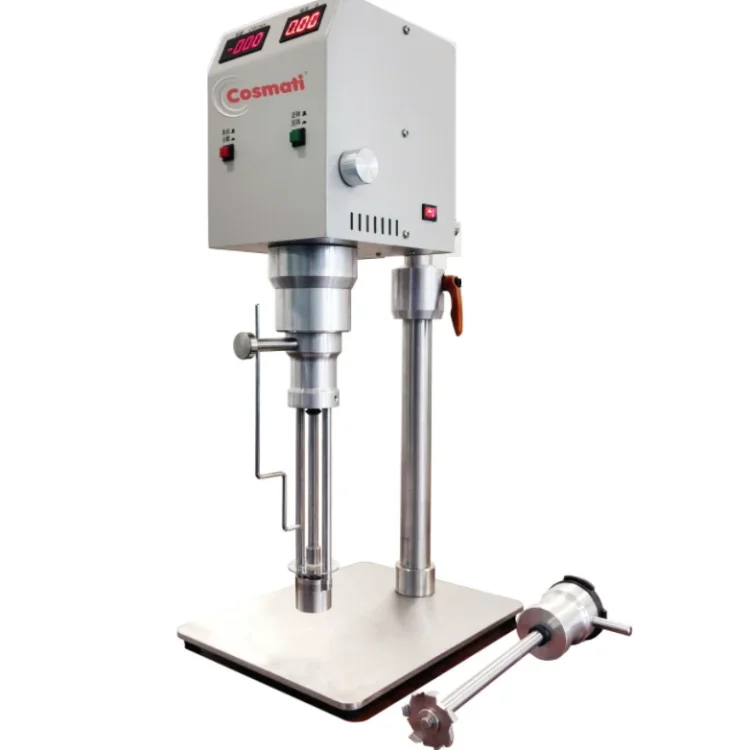 Lab Scale Cosmetic Cream Lotion Gel Sunscreen Making Machine Homogenizing Emulsifier Mixer High Shear Disperser