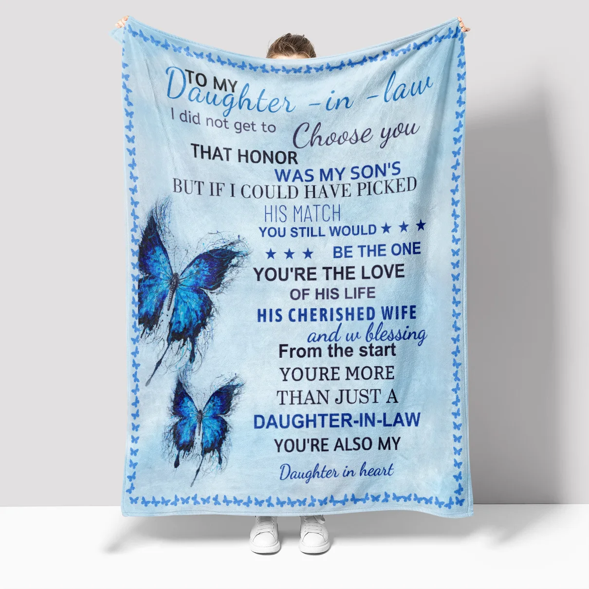 Wholesale High Quality Personalized Super Soft Polyester 3D Custom Photo Printed White Fleece Blanket For Gift