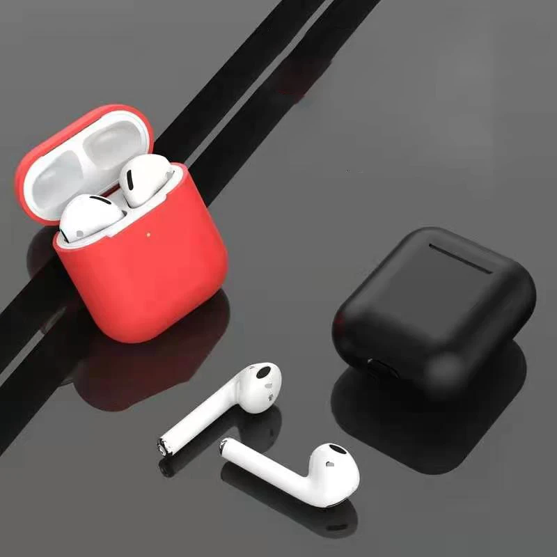  BOORUI 2021 мягкие силиконовые чехлы для наушников apple airpods чехол i12