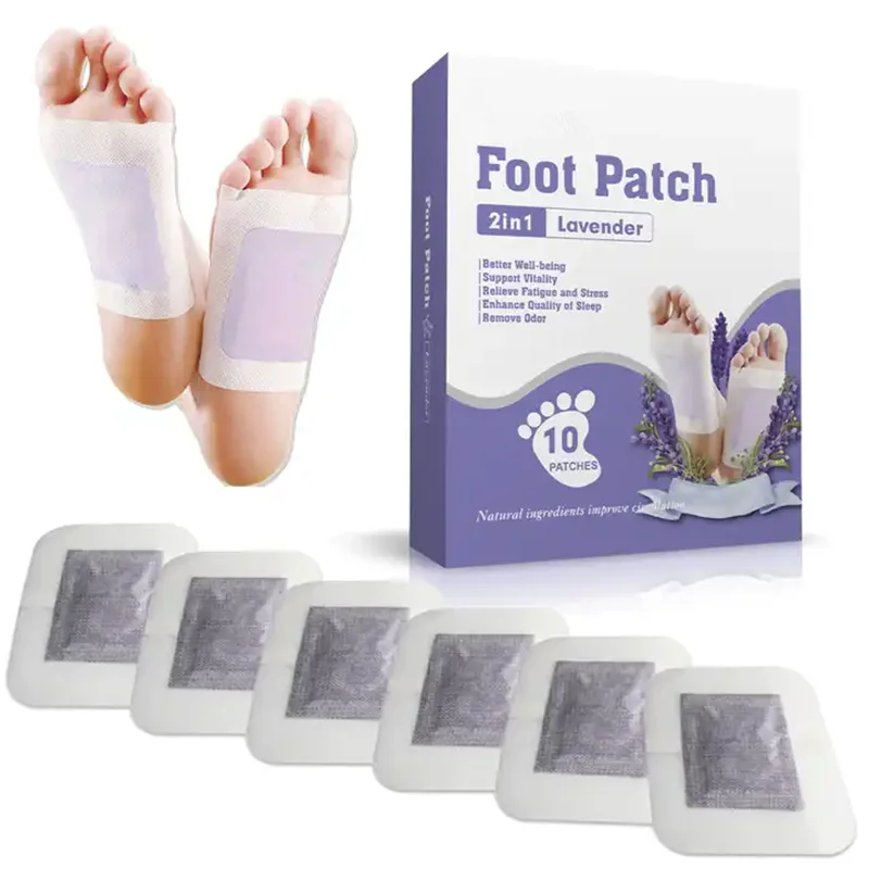 New Packing Japan Foot Patch Bamboo Vinegar Ginger 100% Nature Ingredient Foot Pads for Deep Cleansing Healthy Caring