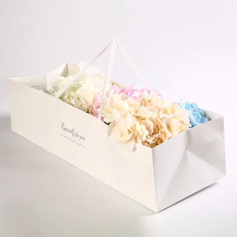 Factory Direct Sales Grease Proof Paper Bag Pink Gift Bag Chinese New Year Gift Bag