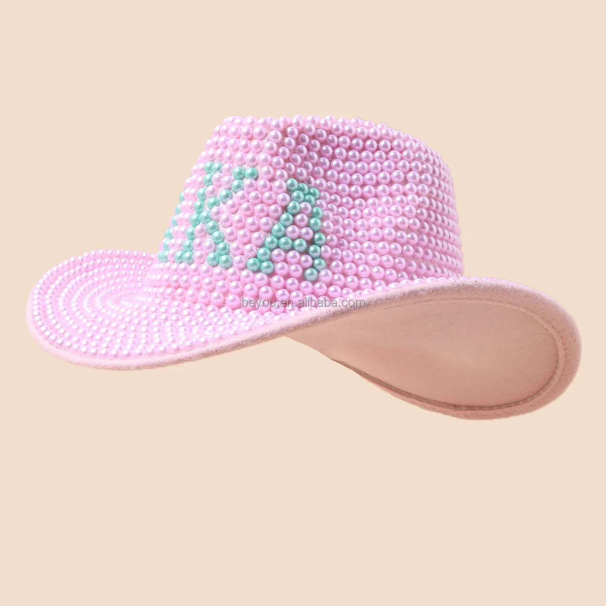 Zeta Phi Beta White Navy Blue Pearls Fedoras Lime Greek Sorority ZPB Logo Women Panama Wool Felt Hats Ladies Wide cowboy Hat