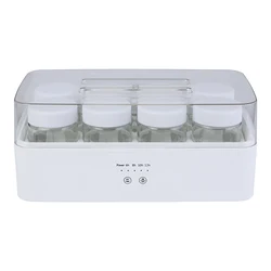 8 стеклянных банок, мини-машина для замороженного йогурта, устройство для изготовления йогурта, домашняя Автоматическая Йогуртница