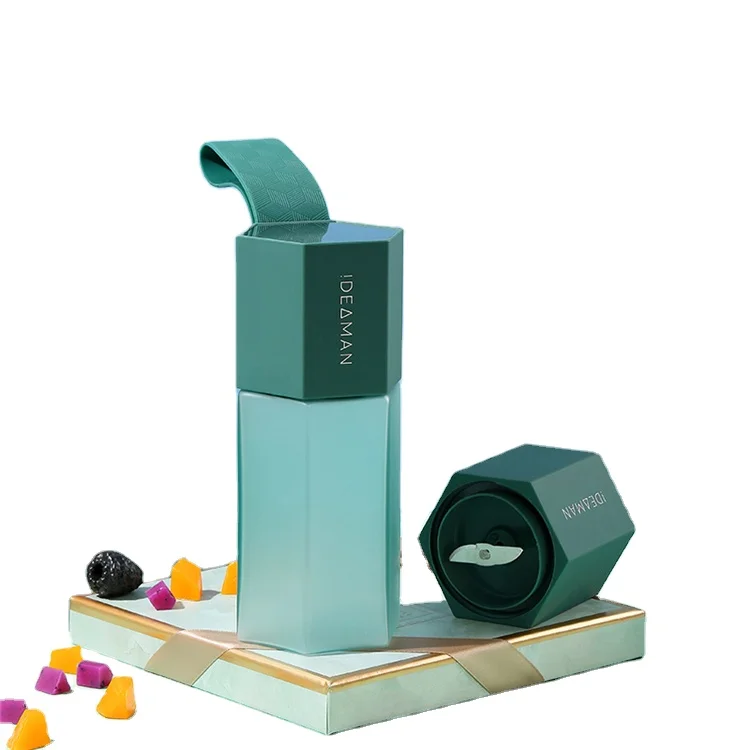 iDeaman Juicer Blender Freshly squeezed juice mixer 400ml Rechargeable portable Blender 2400mAh juicer smoothie  bottle