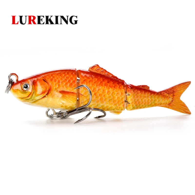 Lureking Wholesale Good Quality Hard Plastic Fishing Lure Z03A 4.5g 65mm Small 3section Wired Connection Jointed Swim Bait