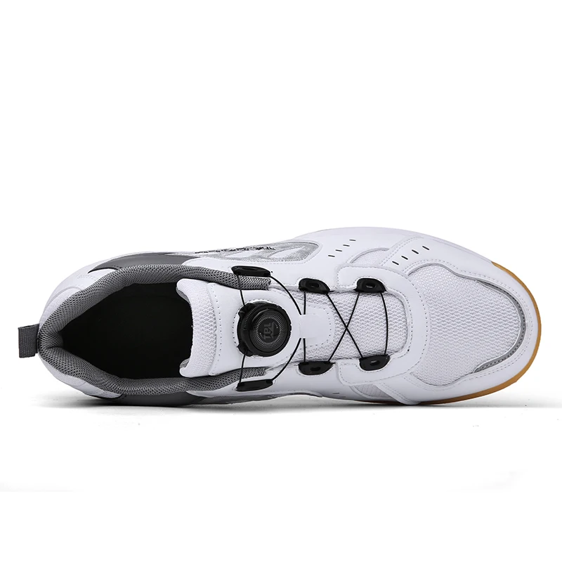 Factory Wholesale Unisex golf shoes leather latest badminton shoes professional custom tennis shoes badminton rackets