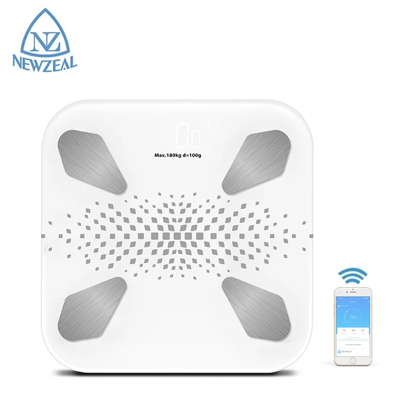 China Wholesale Tuya APP Multi-Function Smart Bathroom Weighing Analysis WIFI Body Scale