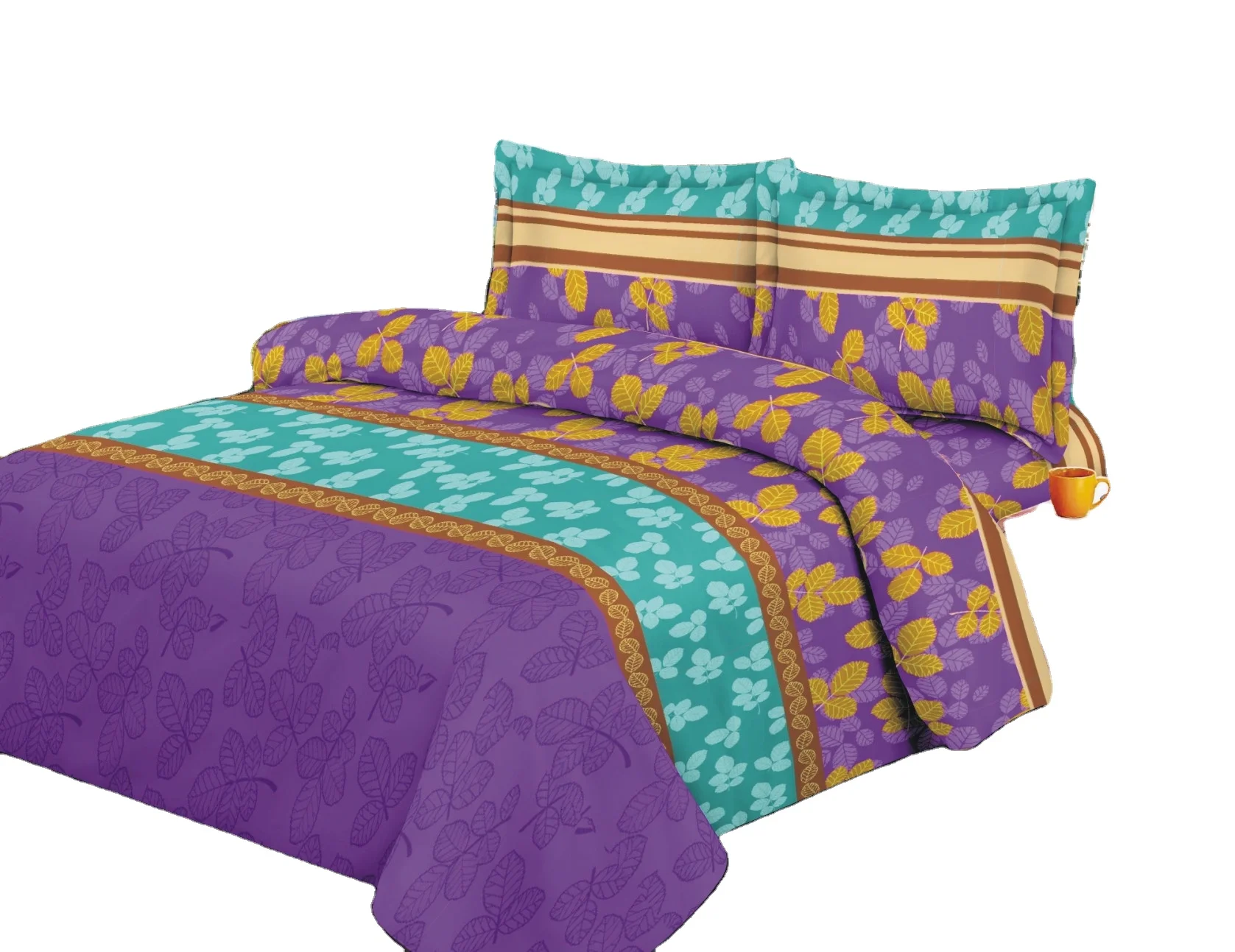 CUSTOM PRINTED BRUSHED MICROFIBER TWILL FABRIC IN 100% POLYESTER