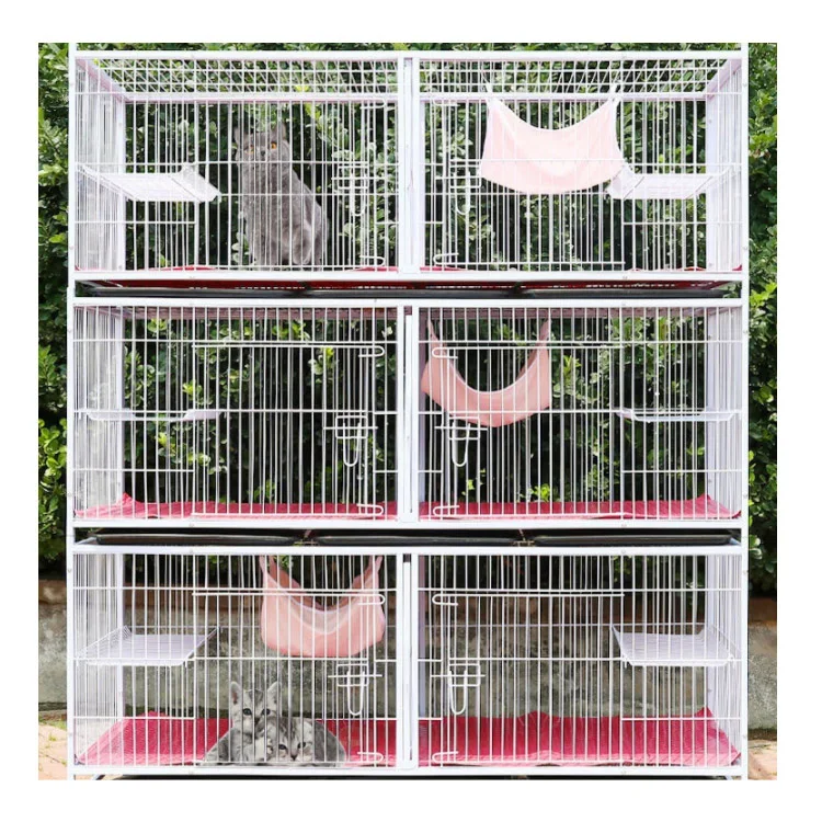 Galvanized Square Tube Large Cage Pigeon Breeding Chicken Duck Cat Dog Pet Cage
