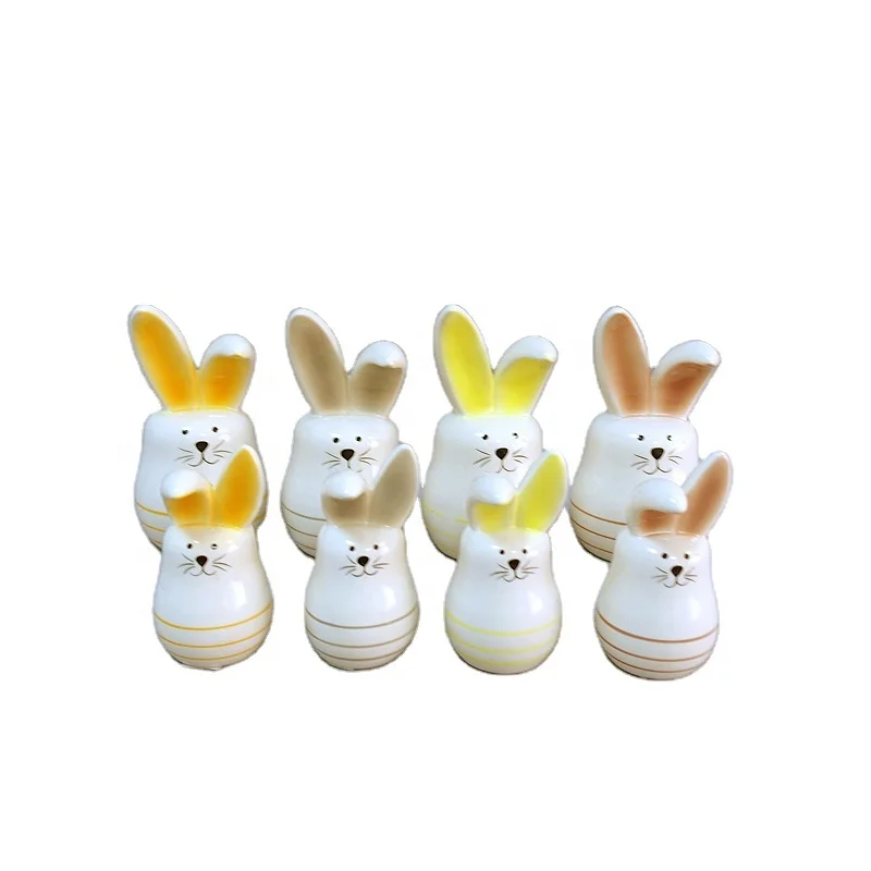 Desktop ceramic decoration home White Ornament