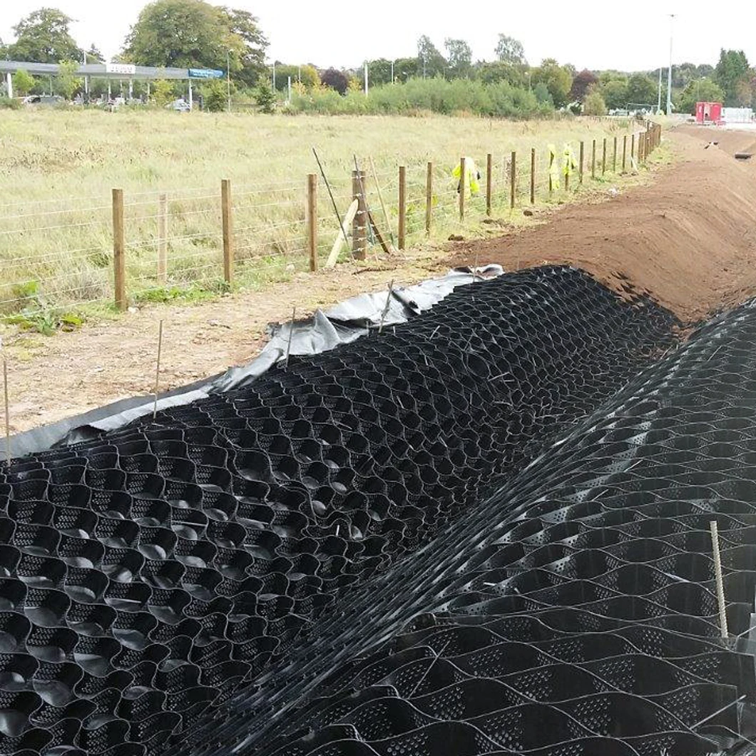 Plastic driveway gravel grid geo grid for reinforce honeycomb soil stabilizer