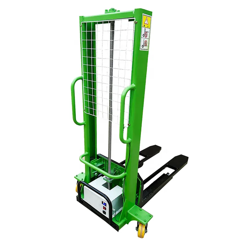 Factory Price Narrow Leg Covered Manual Stacker Electric Reach Forklift Truck Manufacturer