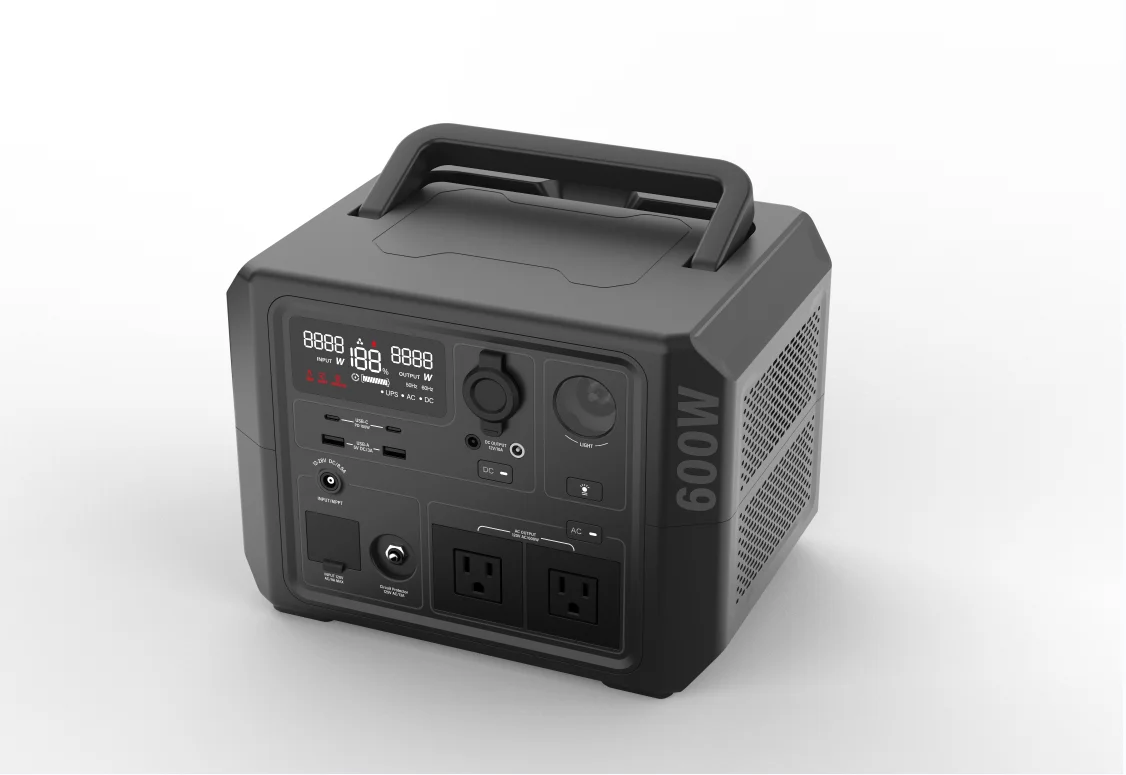 BoltPower Portable Power Station BP601 537.6Wh, 230V/50Hz 600W Pure Sine Wave AC Outlet, Solar Generator support solar charging