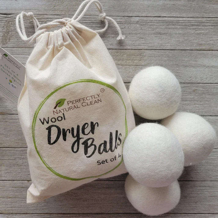 Dryer Balls Pack of 4 Custom Packing Wool Dryer Balls New Zealand Wool Strip Dryer Wool Ball