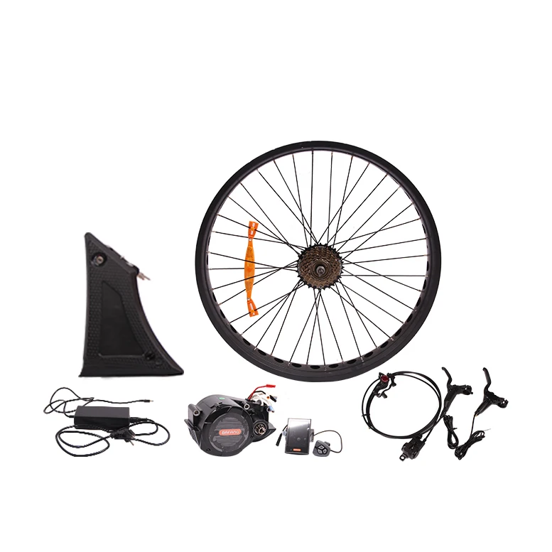 Quality middle motor 1000w 48v 15ah battery electric bike spare parts kit