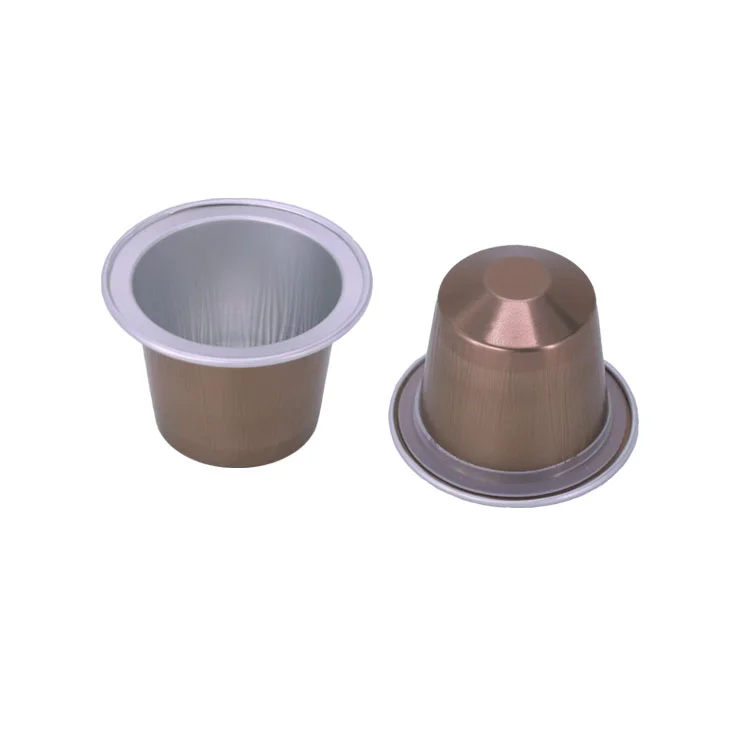 Цветные экологически чистые капсулы Nespresso многоразовый алюминиевый фольга пустые кофейные Диспенсер держатель