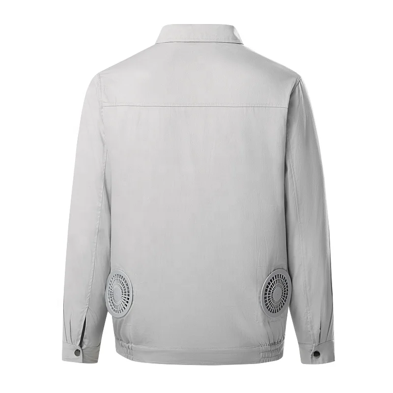 
Fan Equipped Clothing Cooling Jacket for Men 5V USB powered Air Conditioned Coat for Summer High Temp Outdoor Work 
