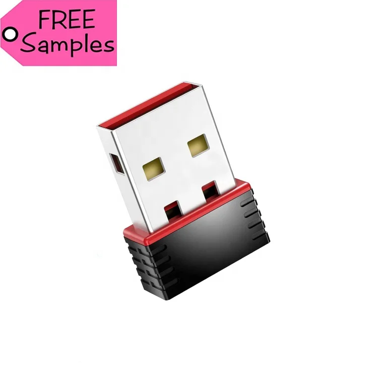 Hot sale 10pcs 150mbps 802.11n wireless adapter dongle for desktop pc wifi usb wifi adapter chip 7601