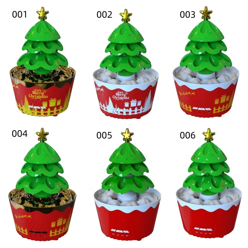 Christmas Gift Rain Drop Room Humidifiers 250Ml Ultrasonic Christmas Tree Rain Cloud Aroma Diffuser With Remote