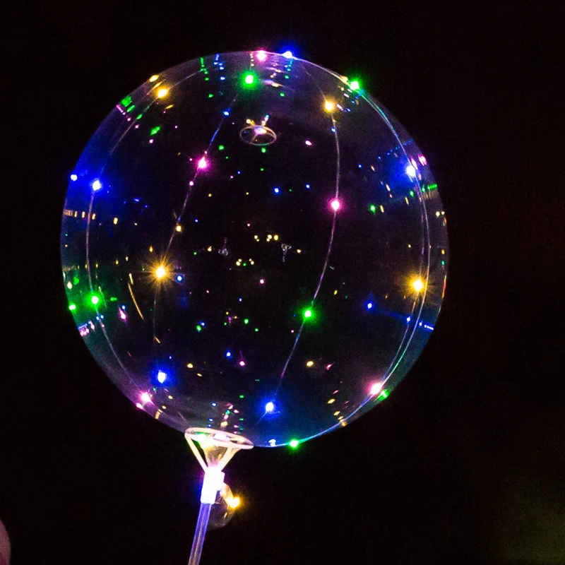Valentine led bobo ballon light interesting wedding party Decorative balloon