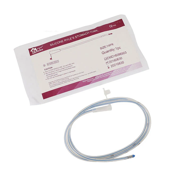Nasogastric Tube Feeding Tube Silicone Color Coded Nasogastric Tube Sizes