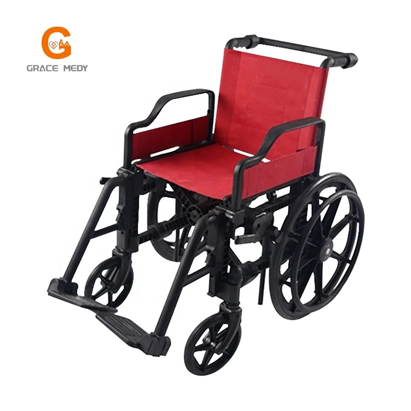 High Quality Lightweight Hospital Professional Mri-conditional all plastic MRI Wheelchair