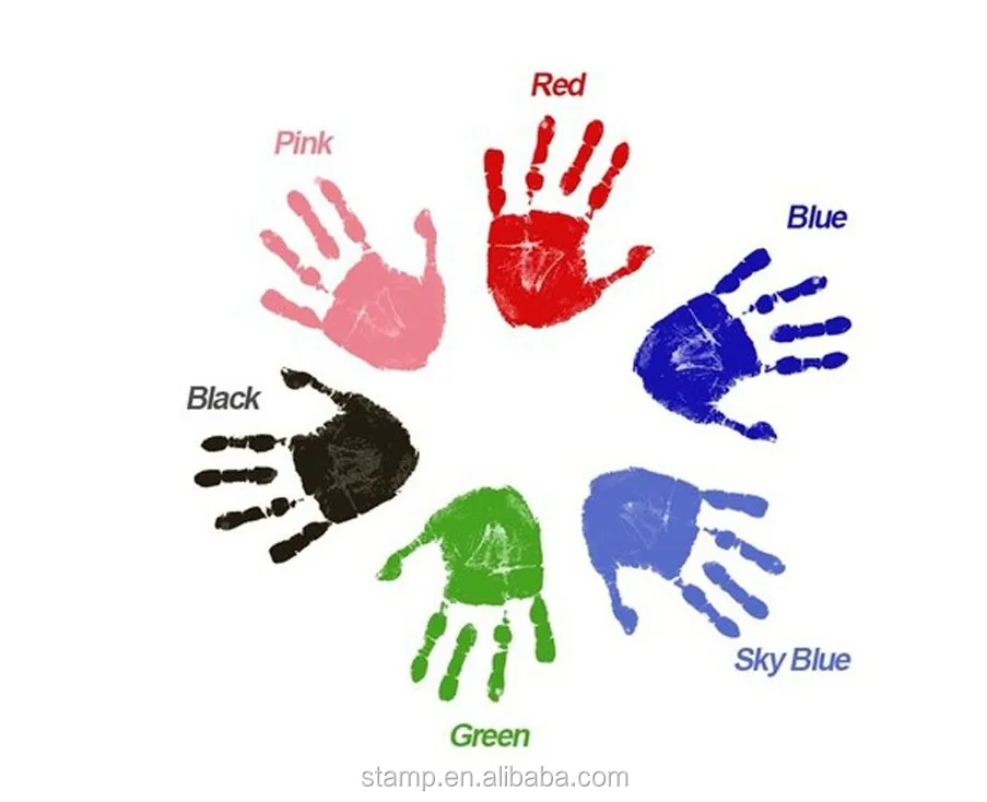 2025  Hot Selling Baby Care Non-Toxic Baby Handprint Footprint Imprint Kit Baby Souvenirs Casting Newborn Footprint