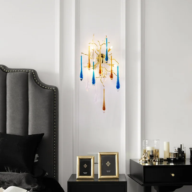 Best Selling Living Room Indoor Luxury Hotel Decorative Wall Bracket Light Flexible LED Wall Lamp