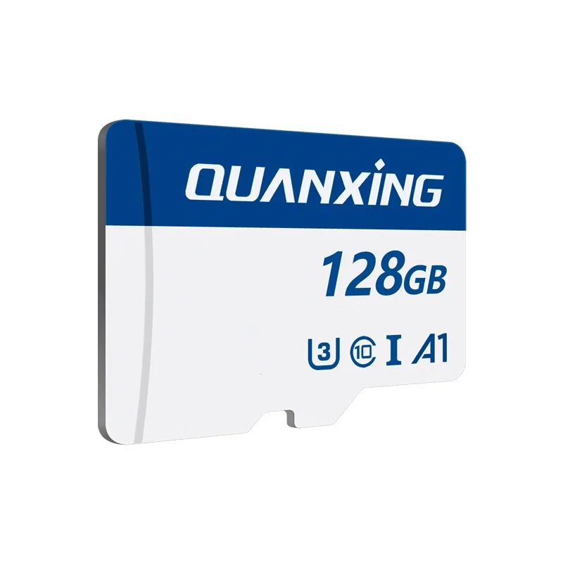 QUANXING TF карта 128 Гб класс 10 U3 высокая скорость для телефона/камеры/регистратора Micro 128G C10