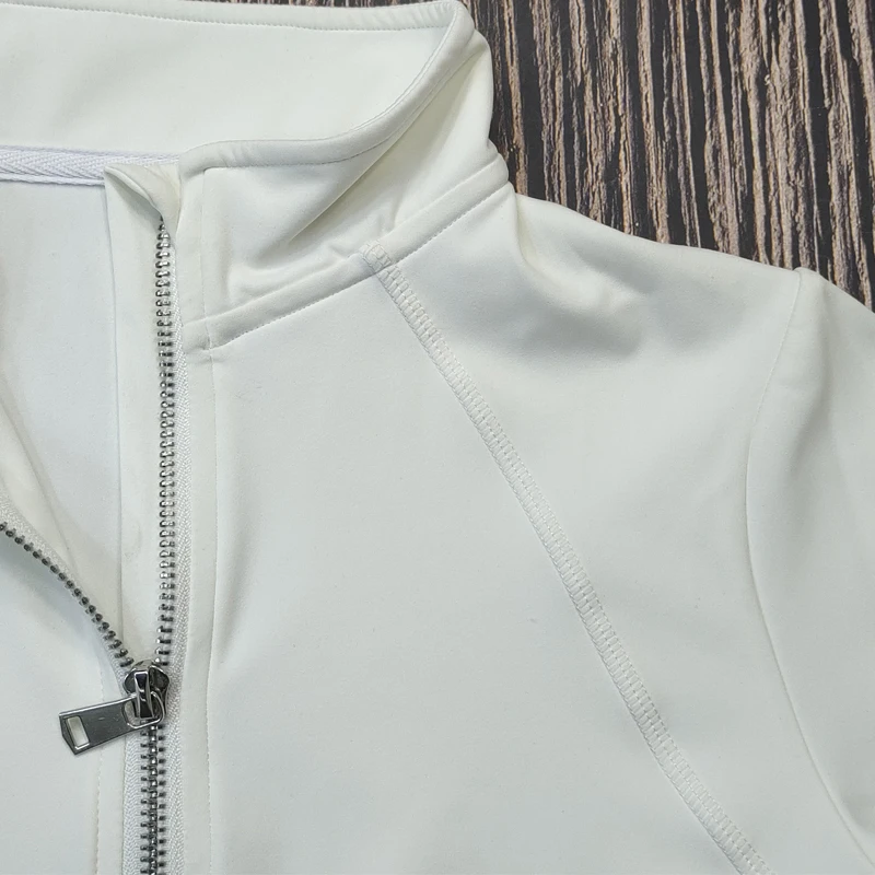 Customized Logo Hangtag White Lady Spandex Tops Riding Short Sleeve Equestrian Collared Shirts For Women