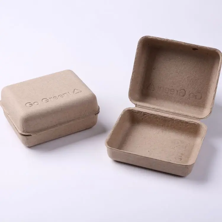 Biodegradable Recyclable Paper Packaging Box Pulp Box Custom Molded Pulp Packaging Pulp Soap Box Packing
