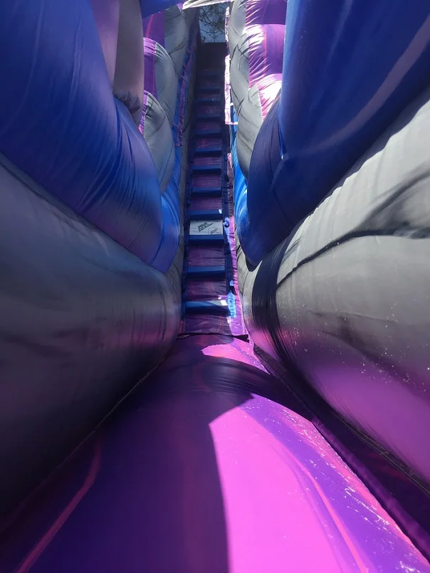 
Hot sale blue largest inflatable water slide hippo Palm water slide for kids and adults for sale 