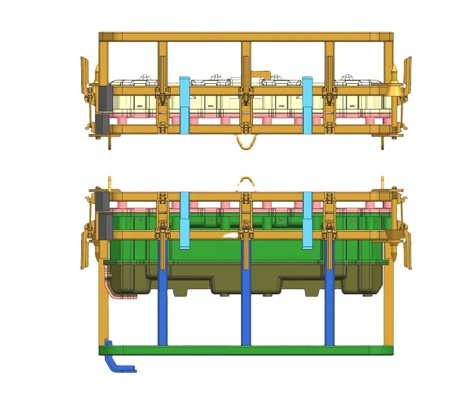 rotomolding machine OEM LLDPE plastic part,ice storage box cheap price wild animal house