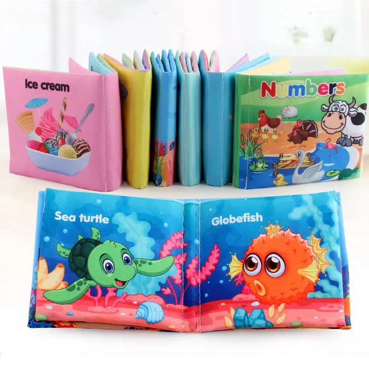 Baby Cloth Book Learning Education Readings Toddler Baby Intelligence Development Infant Babys Toys 0 To 12 Months First Book
