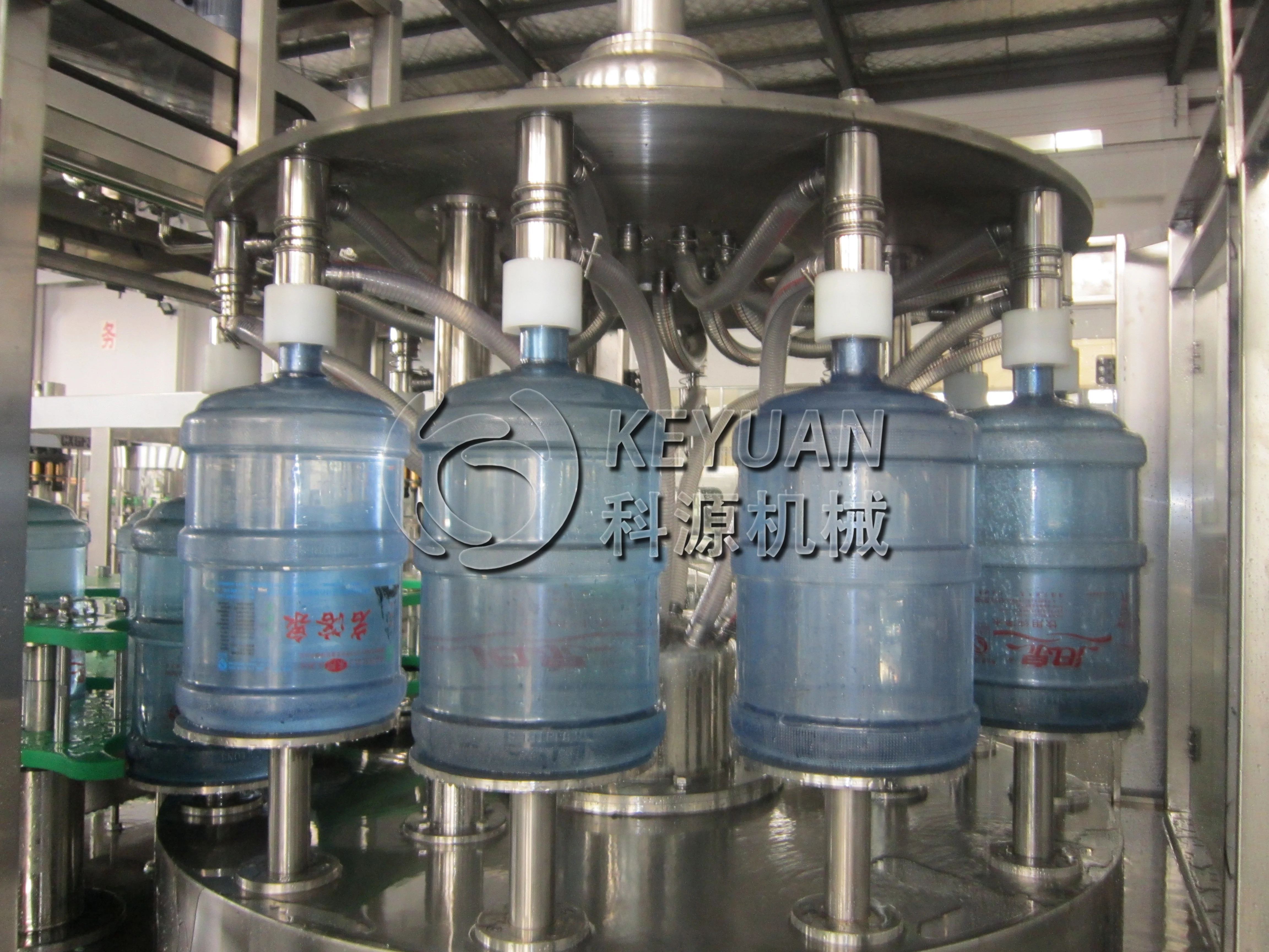 full automatic mineral / pure water 5 gallon filling machine line