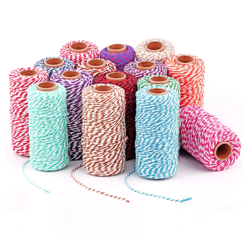 4mm colorful single Strand Macrame Cotton String For Handmade Wall Hanging Weaving Basketry
