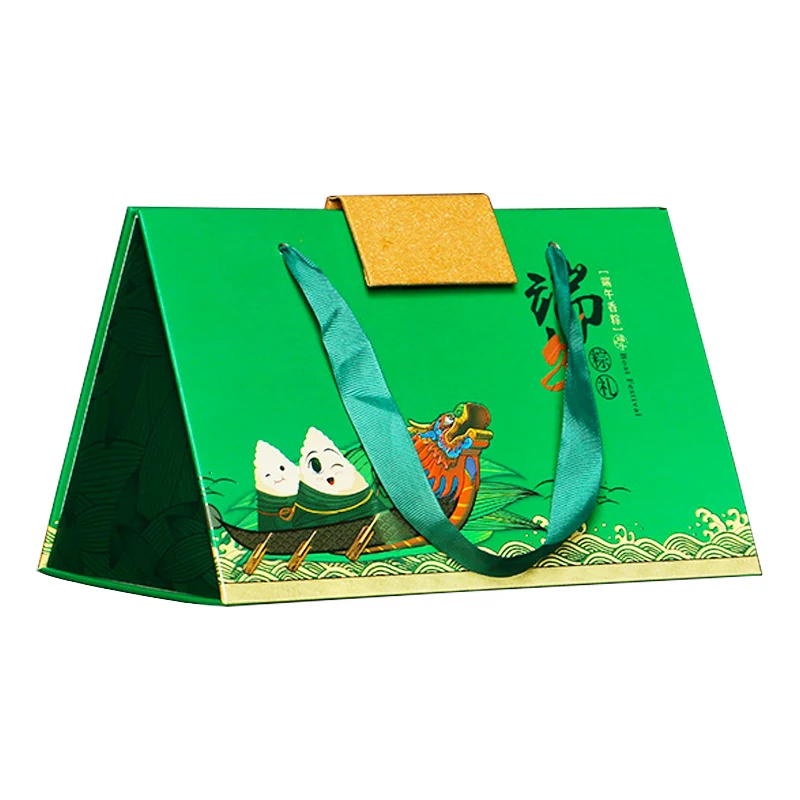 
Manufacturers Direct Zongzi Gift Box Creative Chinese Cardboard Custom Rice Dumplings Gift Box 