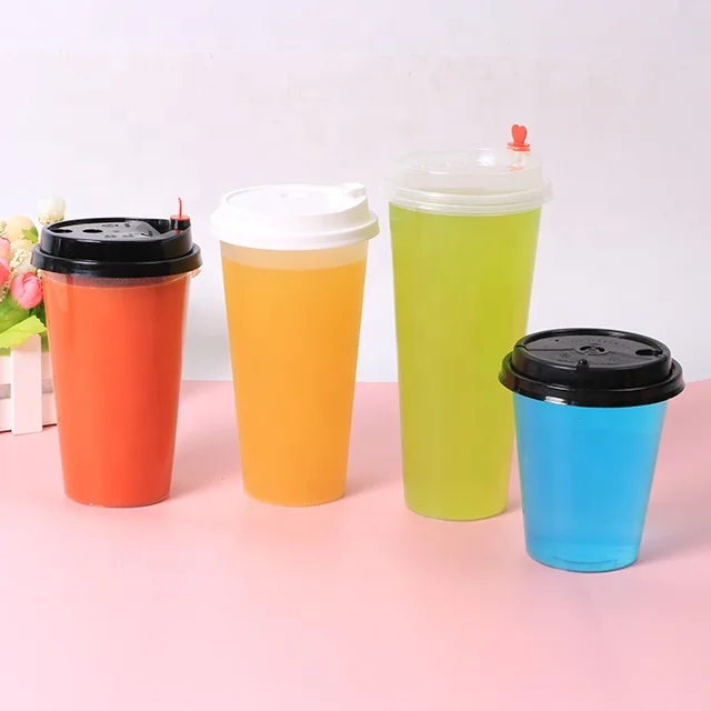  Milktea чашки поставки пластиковых стаканчиков с логотипом изготовленный на заказ логос напечатал для Боба