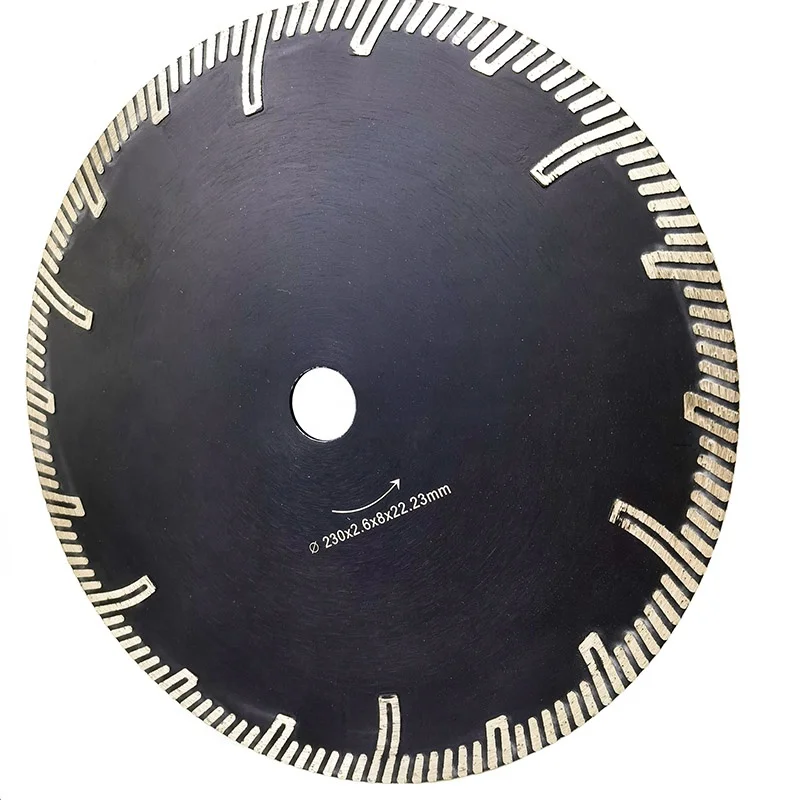 Professional  105-230mm Diamond Saw Blade turbo Stone Blade Cutting Tools Manufacturer Marble and Granite wholesale